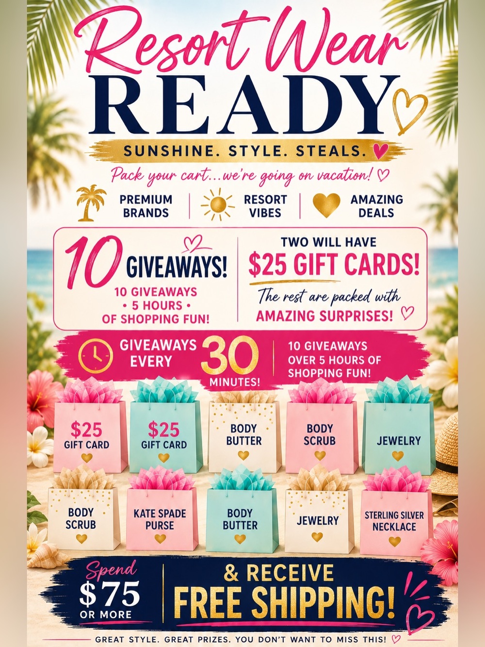 $25 gift card chance to win + free shipping read description
